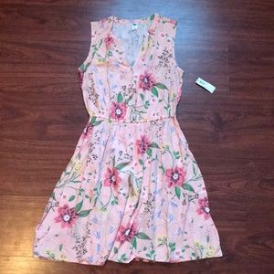 Old Navy pink floral dress